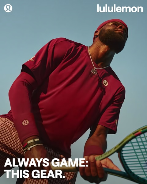 activewear, athletic wear, sportswear, workout clothes, tennis apparel, athletic clothing, sports clothing, brand awareness, lifestyle, energetic, bold, red, blue